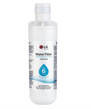 LG LT1000P2 6-Month / 200 Gallon Refrigerator Replacement Water Filter, Reduces Chlorine, 2 Count (Pack of 2), White.