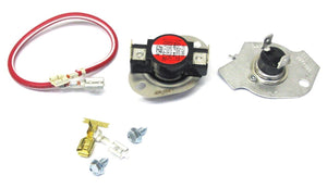 Thermostat and Thermal Cut Off Fuse Replacement Kit #279816 for Whirlpool Dryer Parts Plus Company